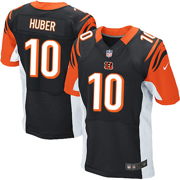 Cincinnati Bengals #10 Kevin Huber Elite Black Jersey Cincinnati Bengals #10 Kevin Huber Elite Black Jersey