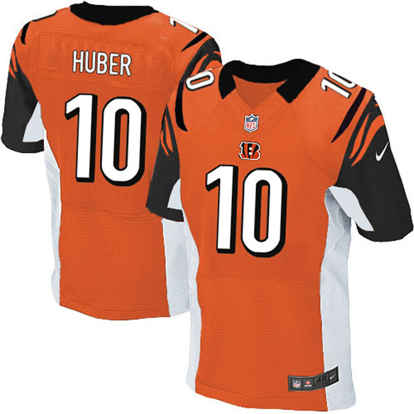 Cincinnati Bengals #10 Kevin Huber Elite Orange Jersey Cincinnati Bengals #10 Kevin Huber Elite Orange Jersey
