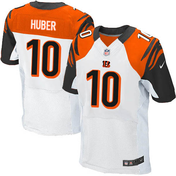 Cincinnati Bengals #10 Kevin Huber Elite White Jersey Cincinnati Bengals #10 Kevin Huber Elite White Jersey