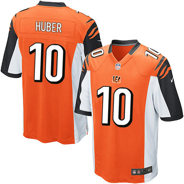 Cincinnati Bengals #10 Kevin Huber Game Orange Jersey Cincinnati Bengals #10 Kevin Huber Game Orange Jersey