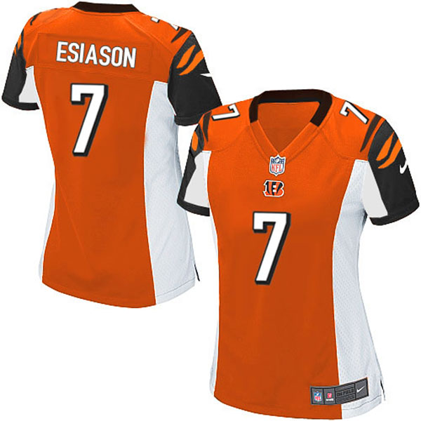 Women Cincinnati Bengals Boomer Esiason Game Orange Jersey With Super Bowl LVI Patch Women Cincinnati Bengals Boomer Esiason Game Orange Jersey With Super Bowl LVI Patch