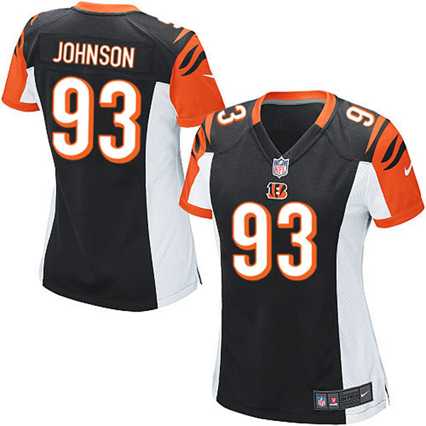 Women Cincinnati Bengals Michael Johnson Game Black Jersey Women Cincinnati Bengals Michael Johnson Game Black Jersey