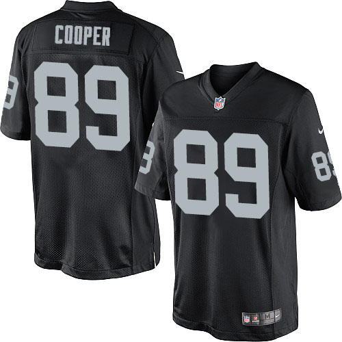 2015 Draft 4th Overall Pick Oakland Raiders Amari Cooper Elite Black Jersey