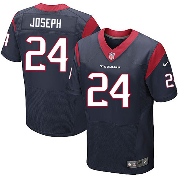 Texans #24 Johnathan Joseph Elite Blue Jersey