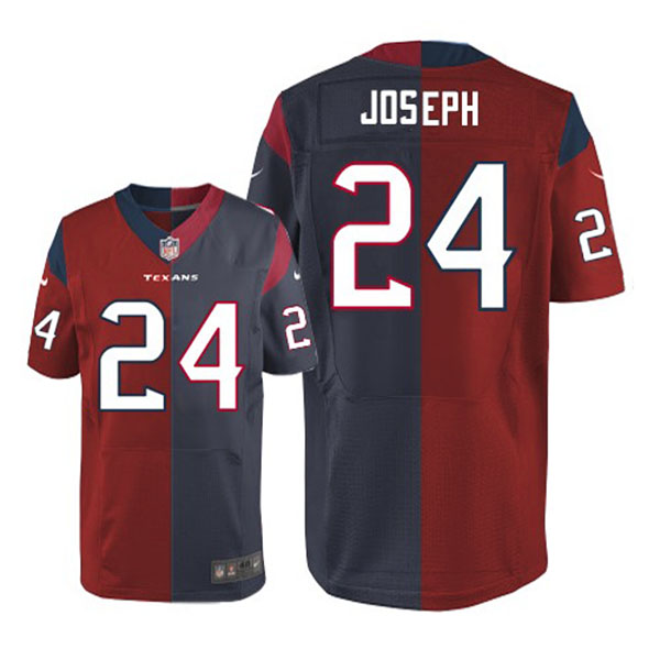 Texans #24 Johnathan Joseph Elite Two Tone Team Alternate Jersey