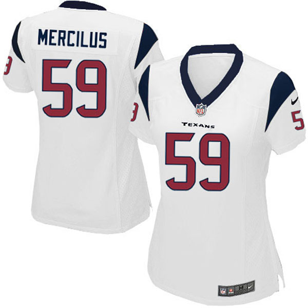 Women Texans Whitney Mercilus Elite White Jersey Women Texans Whitney Mercilus Elite White Jersey