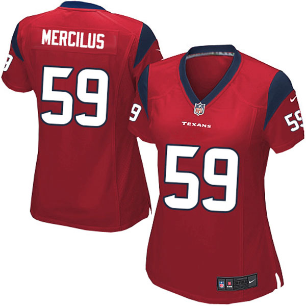 Women Texans Whitney Mercilus Game Red Jersey Women Texans Whitney Mercilus Game Red Jersey
