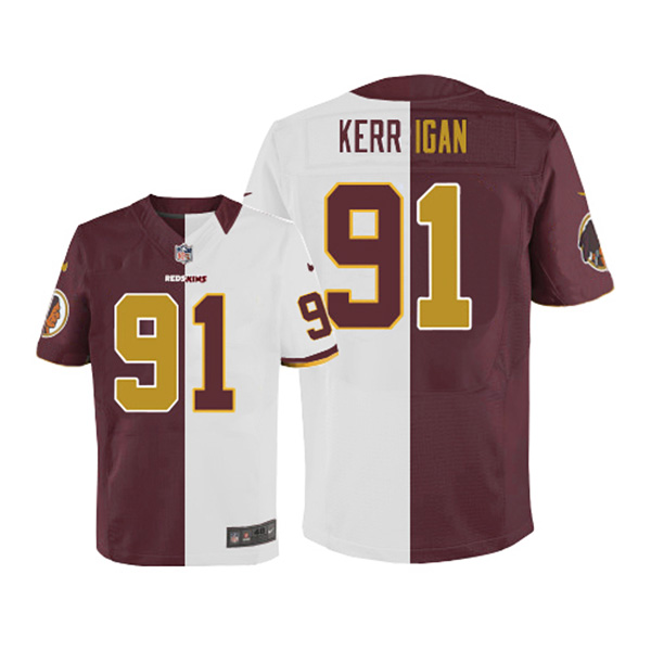 Washington Redskins #91 Ryan Kerrigan Game Two Tone Team Alternate Jersey