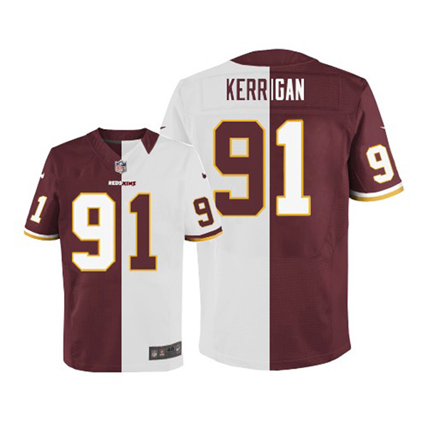 Washington Redskins #91 Ryan Kerrigan Game Two Tone Team Road Jersey