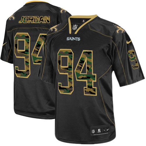 New Orleans Saints Cameron Jordan Black Camo Limited Fashion Jersey