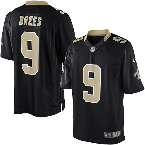 New Orleans Saints Drew Brees Black Limited Jersey New Orleans Saints Drew Brees Black Limited Jersey
