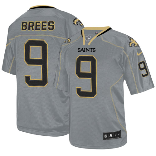 New Orleans Saints Drew Brees Grey Game Lights Out Jersey New Orleans Saints Drew Brees Grey Game Lights Out Jersey