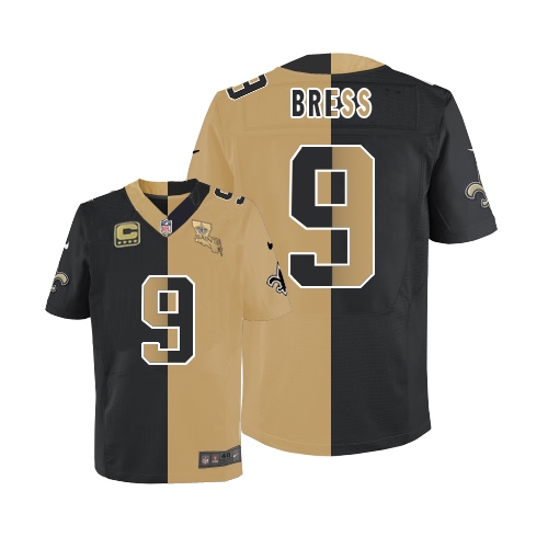 New Orleans Saints Drew Brees Two Tone Limited Team Alternate C Patch Jersey New Orleans Saints Drew Brees Two Tone Limited Team Alternate C Patch Jersey