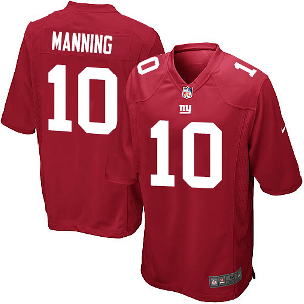 New York Giants NikeEli Manning Game Red Jersey