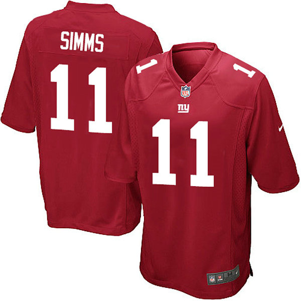 New York Giants NikePhil Simms Game Red Jersey New York Giants NikePhil Simms Game Red Jersey