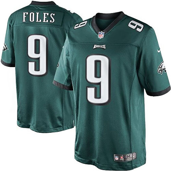 Philadelphia Eagles #9 Nick Foles Midnight Green Team Color Limited Jersey