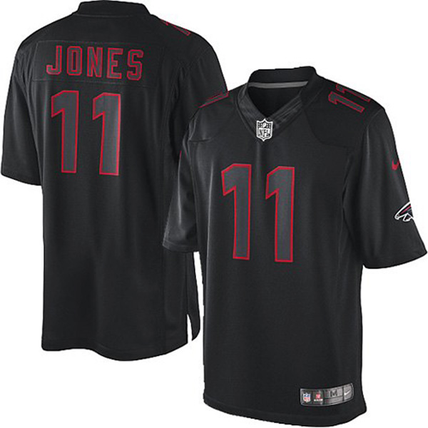 Atlanta Falcons #11 Julio Jones Limited Black Impact Jersey