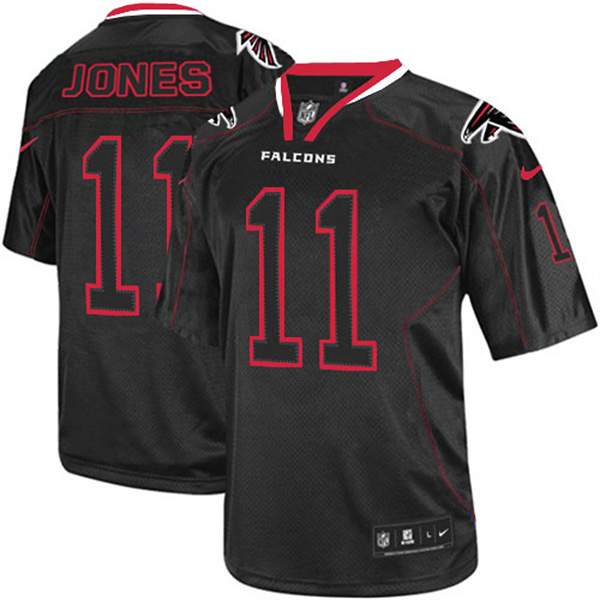 Atlanta Falcons #11 Julio Jones Limited Black Lights Out Jersey