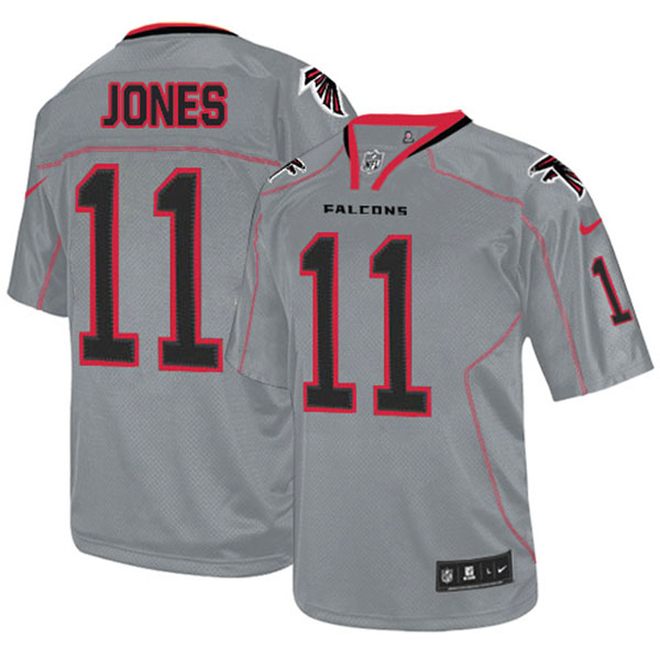 Atlanta Falcons #11 Julio Jones Limited Grey Lights Out Jersey