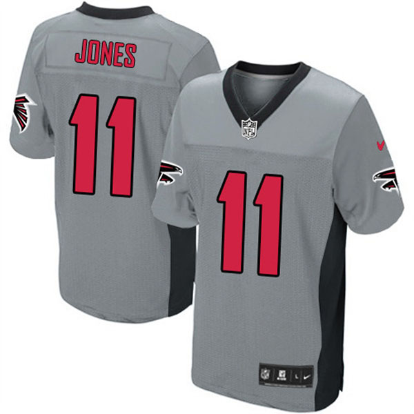 Atlanta Falcons #11 Julio Jones Limited Grey Shadow Jersey