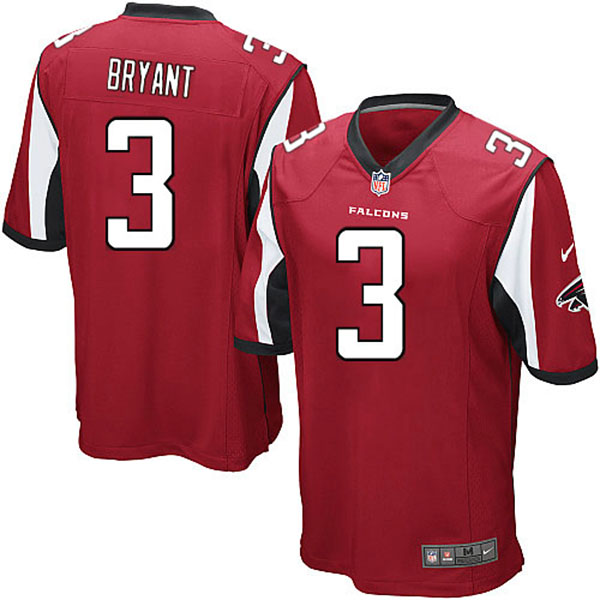 Atlanta Falcons #3 Matt Bryant Game Red Jersey