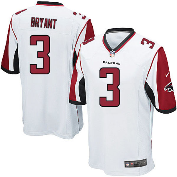 Atlanta Falcons #3 Matt Bryant Game White Jersey