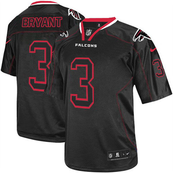 Atlanta Falcons #3 Matt Bryant Limited Black Lights Out Jersey
