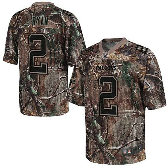 Atlanta Falcons #2 Matt Ryan Elite Camo Realtree Jersey