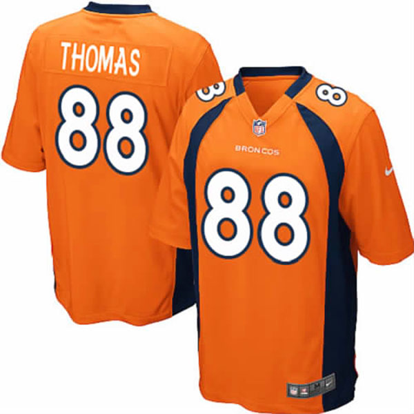 Denver Broncos #88 Demaryius Thomas Limited Orange Jersey