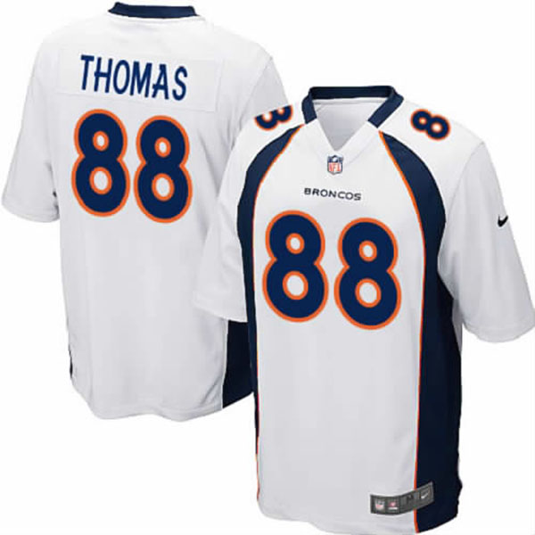 Denver Broncos #88 Demaryius Thomas Limited White Jersey