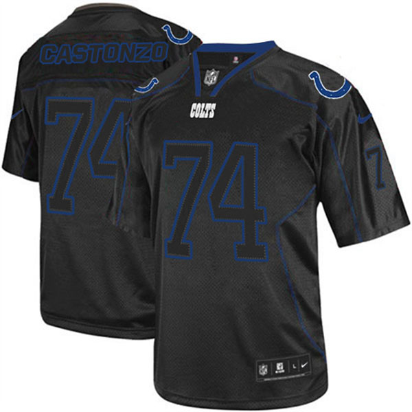 Indianapolis Colts #74 Anthony Castonzo Black Game Lights Out Jersey Indianapolis Colts #74 Anthony Castonzo Black Game Lights Out Jersey
