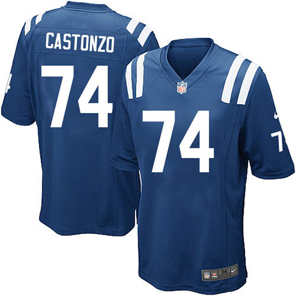 Indianapolis Colts #74 Anthony Castonzo Blue Limited Jersey Indianapolis Colts #74 Anthony Castonzo Blue Limited Jersey
