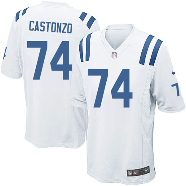 Indianapolis Colts #74 Anthony Castonzo White Limited Jersey Indianapolis Colts #74 Anthony Castonzo White Limited Jersey