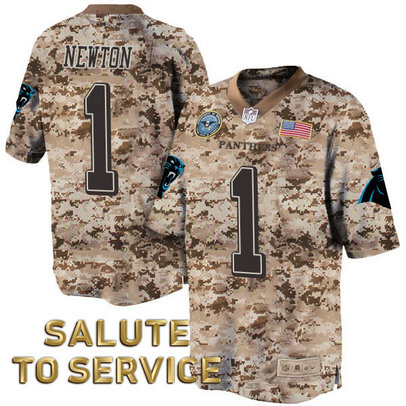 Carolina Panthers #1 Cam Newton Salute to Service Digital Camo Jersey Carolina Panthers #1 Cam Newton Salute to Service Digital Camo Jersey