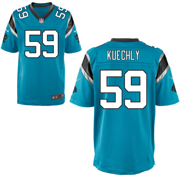 Carolina Panthers #59 Luke Kuechly Blue Elite Jersey