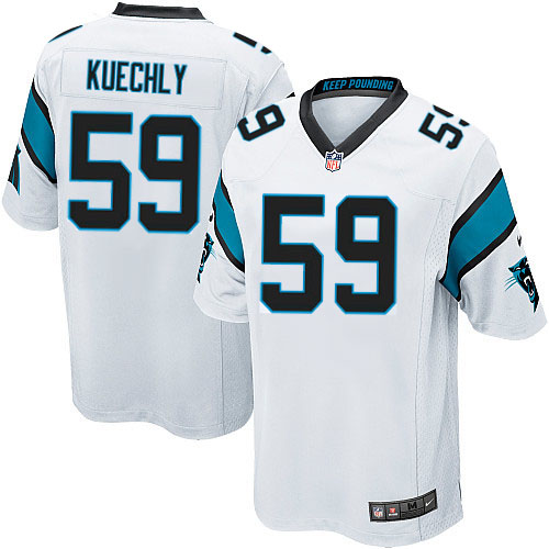Carolina Panthers #59 Luke Kuechly White Elite Jersey