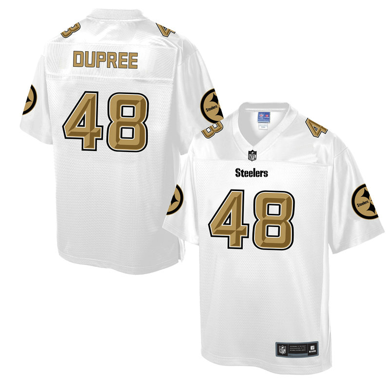 Pittsburgh Steelers #48 Bud Dupree White Pro Line Fashion Jersey