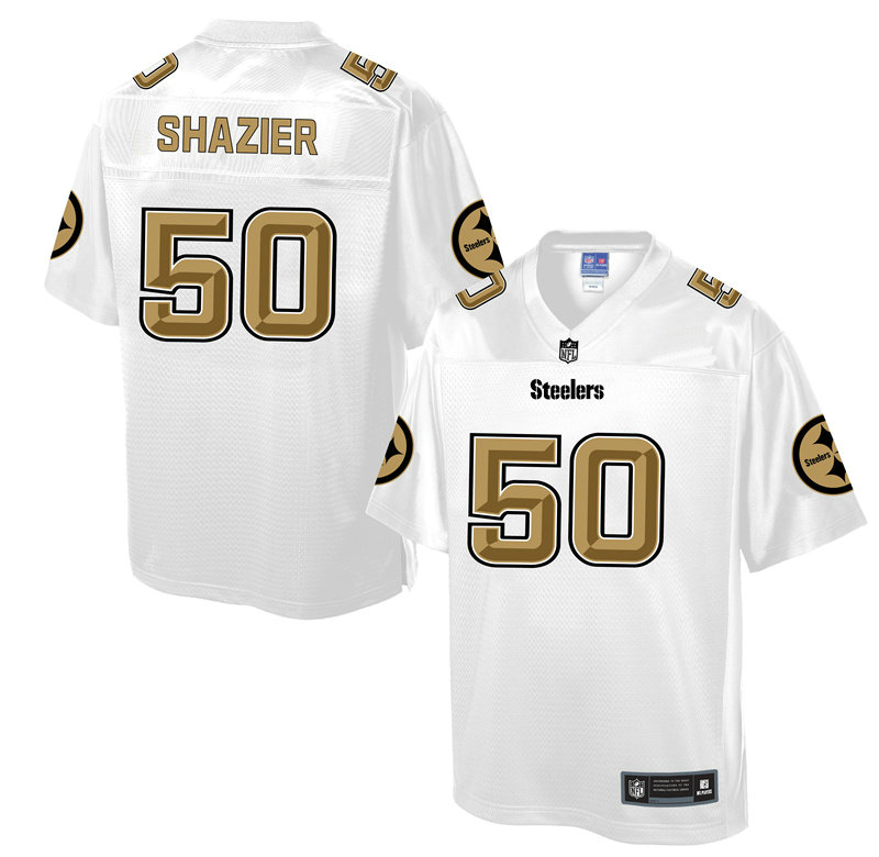 Pittsburgh Steelers #50 Ryan Shazier White Pro Line Fashion Jersey Pittsburgh Steelers #50 Ryan Shazier White Pro Line Fashion Jersey