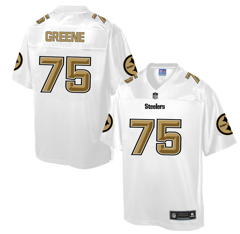 Pittsburgh Steelers #75 Joe Greene White Pro Line Fashion Jersey