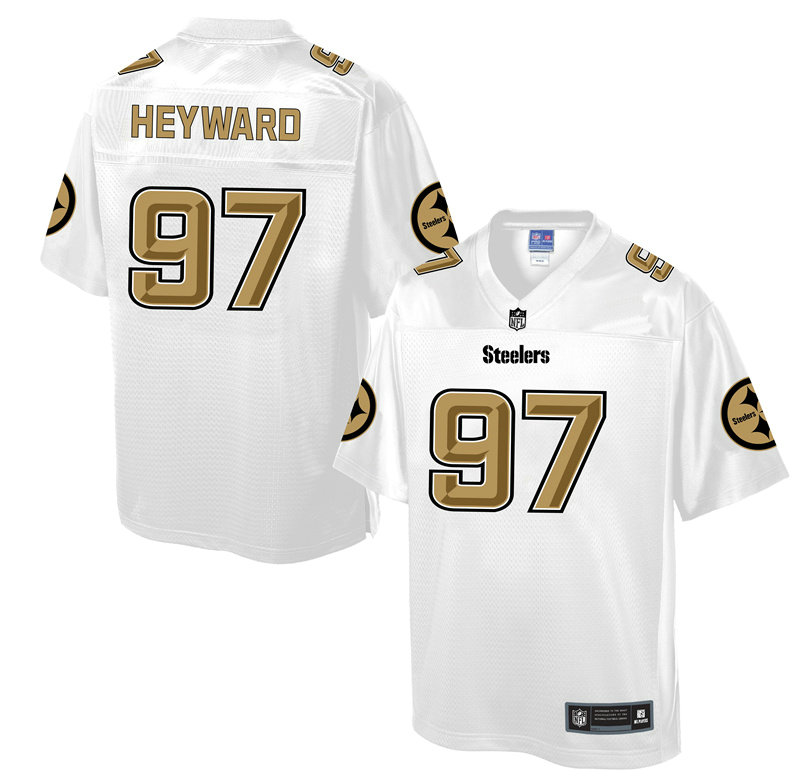 Pittsburgh Steelers #97 Cameron Heyward White Pro Line Fashion Jersey Pittsburgh Steelers #97 Cameron Heyward White Pro Line Fashion Jersey