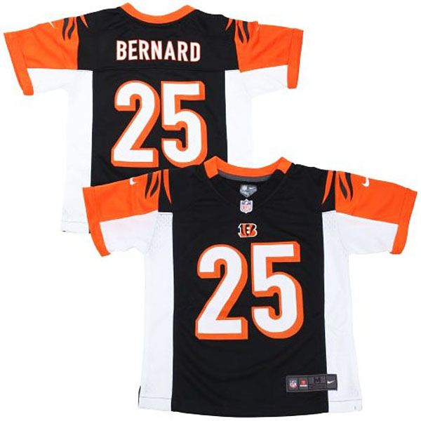Preschool Cincinnati Bengals #25 Giovani Bernard Black Game Jersey Preschool Cincinnati Bengals #25 Giovani Bernard Black Game Jersey