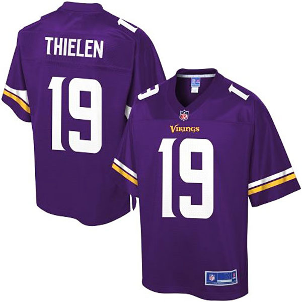 Pro Line Minnesota Vikings #19 Adam Thielen Team Color Jersey - Purple Pro Line Minnesota Vikings #19 Adam Thielen Team Color Jersey - Purple