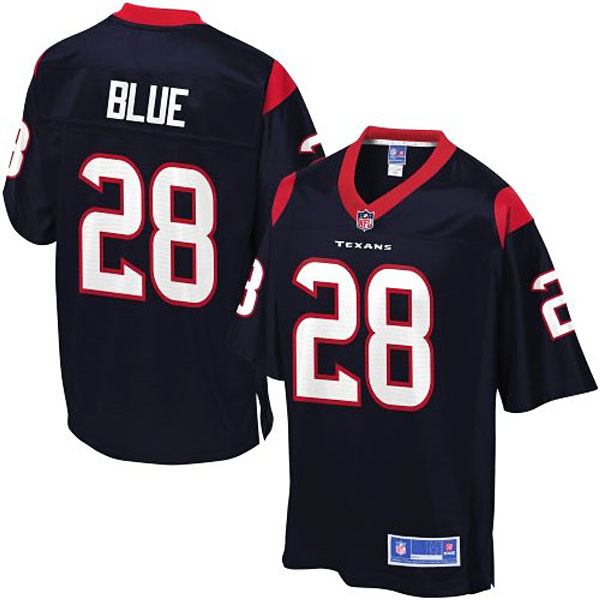 Pro Line Houston Texans #28 Alfred Blue Team Color Jersey Pro Line Houston Texans #28 Alfred Blue Team Color Jersey