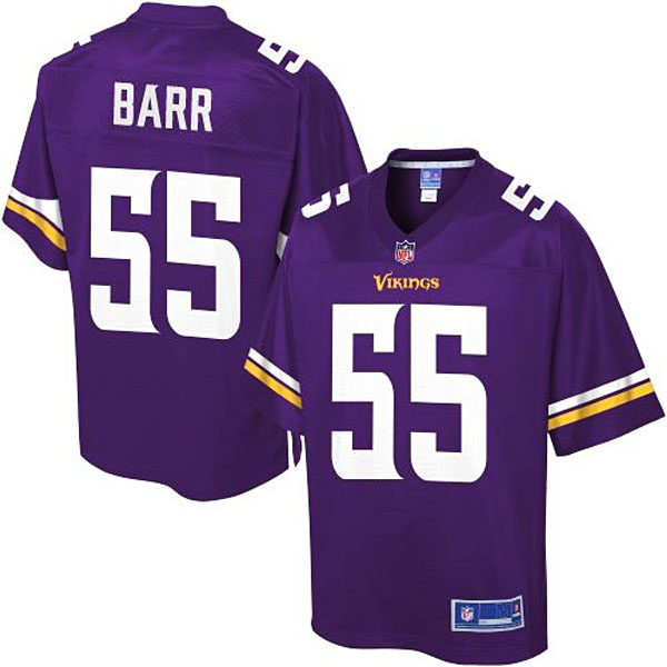 Pro Line Minnesota Vikings #55 Anthony Barr Team Color Jersey