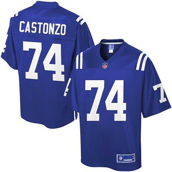 Pro Line Indianapolis Colts #74 Anthony Castonzo Team Color Jersey Pro Line Indianapolis Colts #74 Anthony Castonzo Team Color Jersey