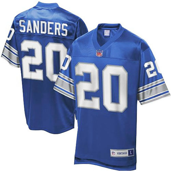 Pro Line Detroit Lions #20 Barry Sanders Retired Player Jersey