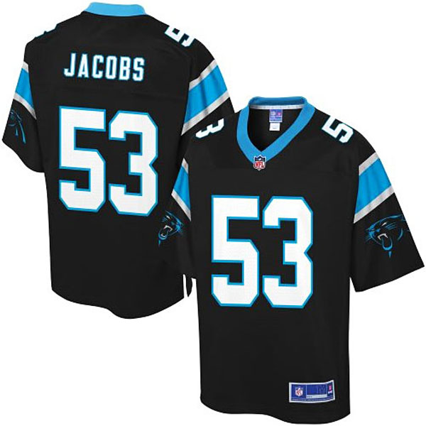 Pro Line Carolina Panthers #53 Ben Jacobs Team Color Jersey Pro Line Carolina Panthers #53 Ben Jacobs Team Color Jersey