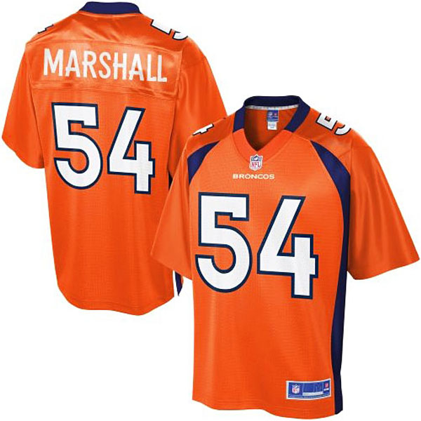 Pro Line Denver Broncos #54 Brandon Marshall Team Color Jersey Pro Line Denver Broncos #54 Brandon Marshall Team Color Jersey