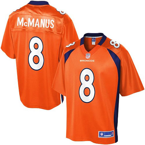 Pro Line Denver Broncos #8 Brandon McManus Team Color Jersey Pro Line Denver Broncos #8 Brandon McManus Team Color Jersey