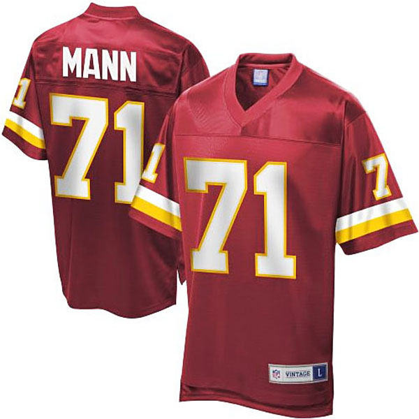 Pro Line Washington Redskins #71 Charles Mann Retired Player Jersey